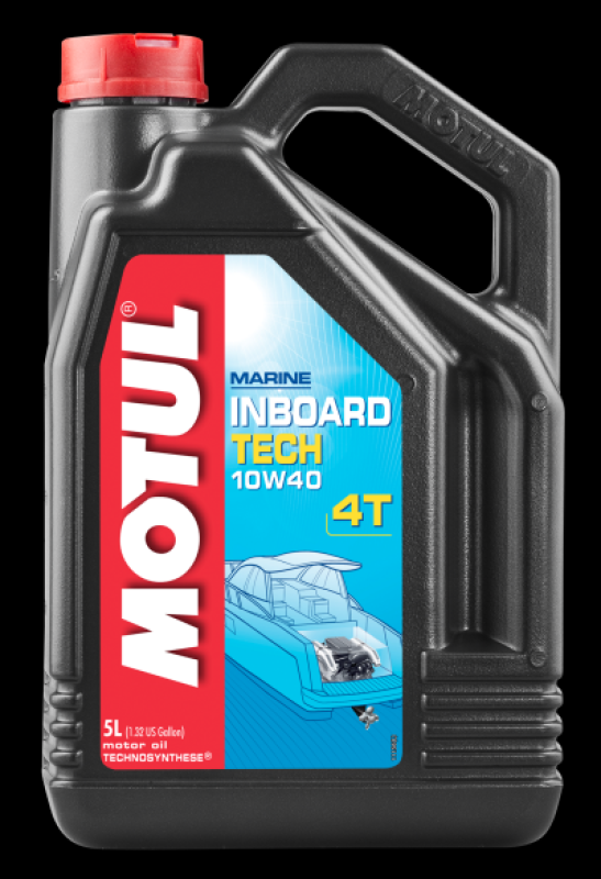 MOTUL 106419 Motoröl Inboard Tech 4T 10W-40 5 L