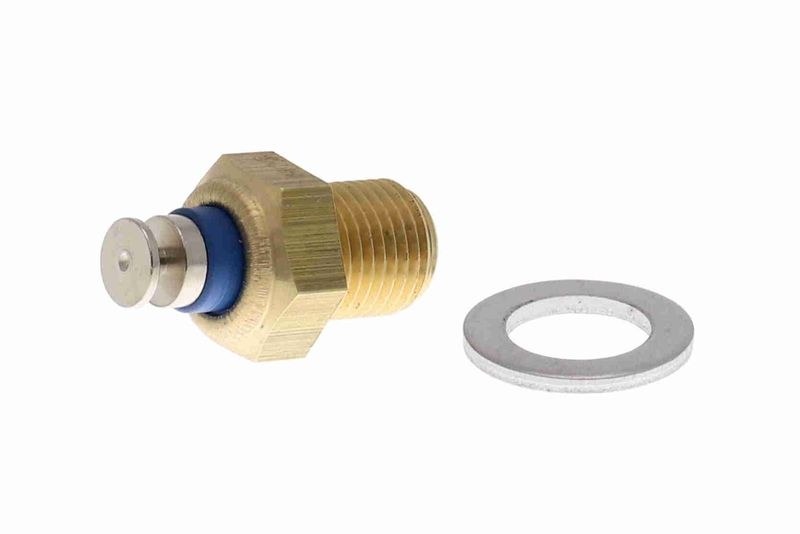 VEMO V10-72-0913 Sensor, Öltemperatur M10 x 1 1-Polig / Blau / mit Dichtung für VW