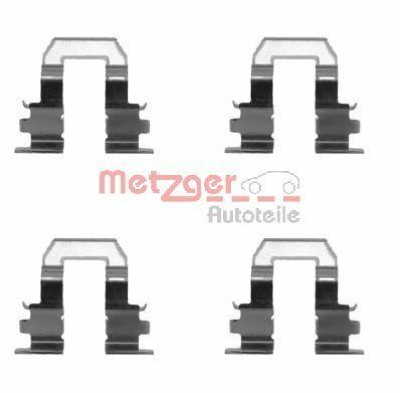 METZGER 109-1255 Zubehörsatz, Scheibenbremsbelag für TOYOTA