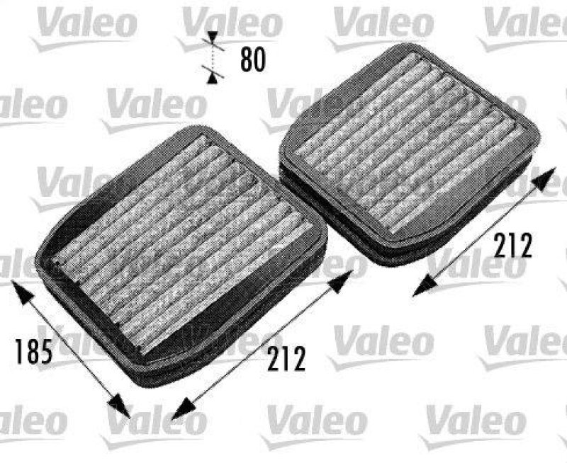 VALEO 698740 Innenraumluftfilter