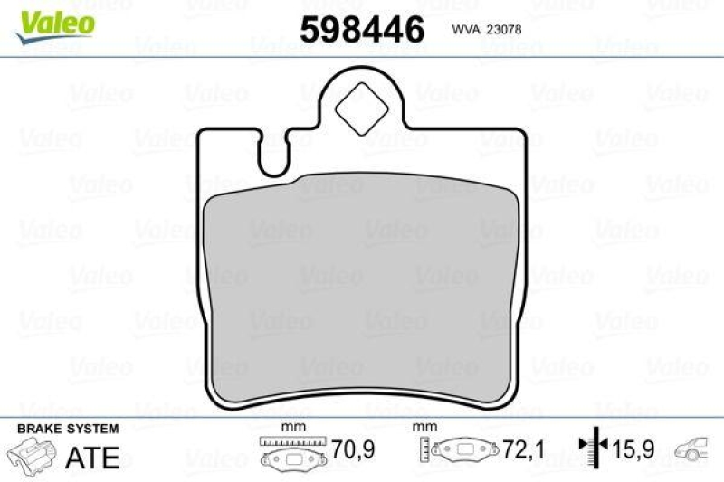 VALEO 598446 SBB-Satz PREMIUM