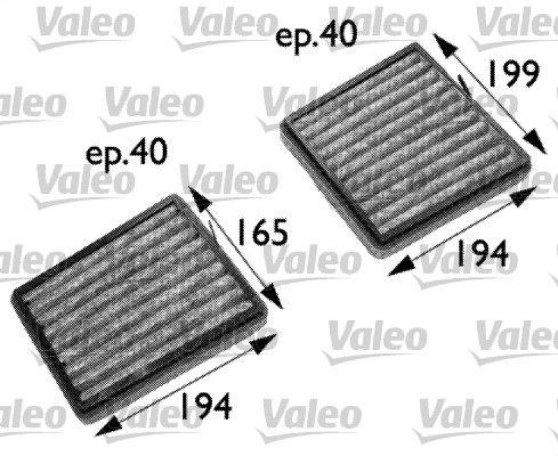 VALEO 698742 Innenraumluftfilter