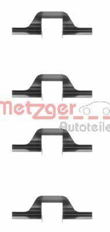 METZGER 109-1263 Zubehörsatz, Scheibenbremsbelag für SEAT/SKODA/VW