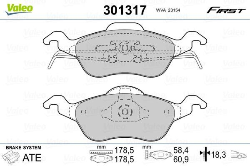 VALEO 301317 SBB-Satz FIRST