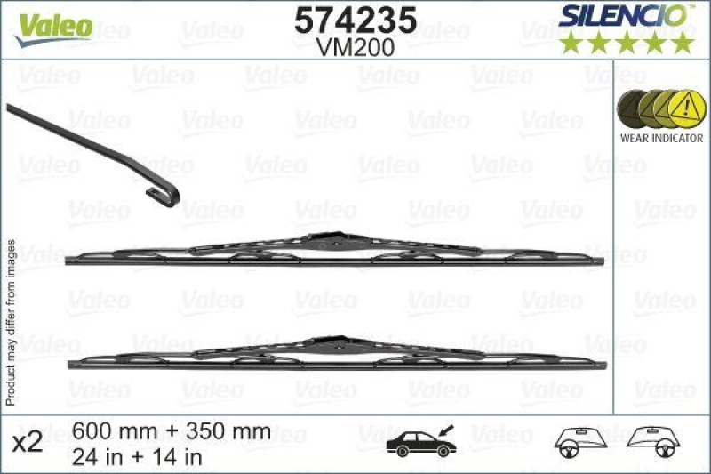 VALEO 574235 Silencio Performance (x2) VM200