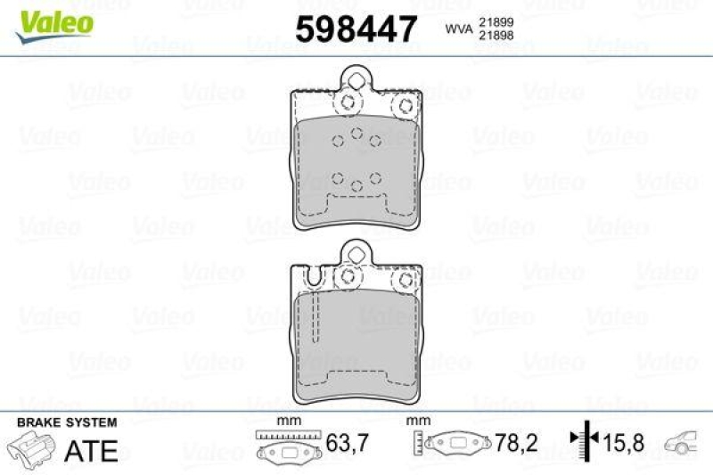 VALEO 598447 SBB-Satz PREMIUM