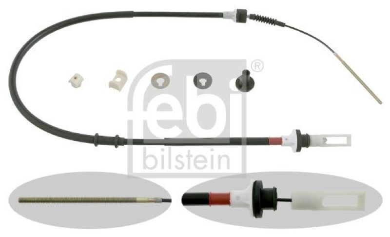 FEBI BILSTEIN 12756 Kupplungsseilzug für Fiat