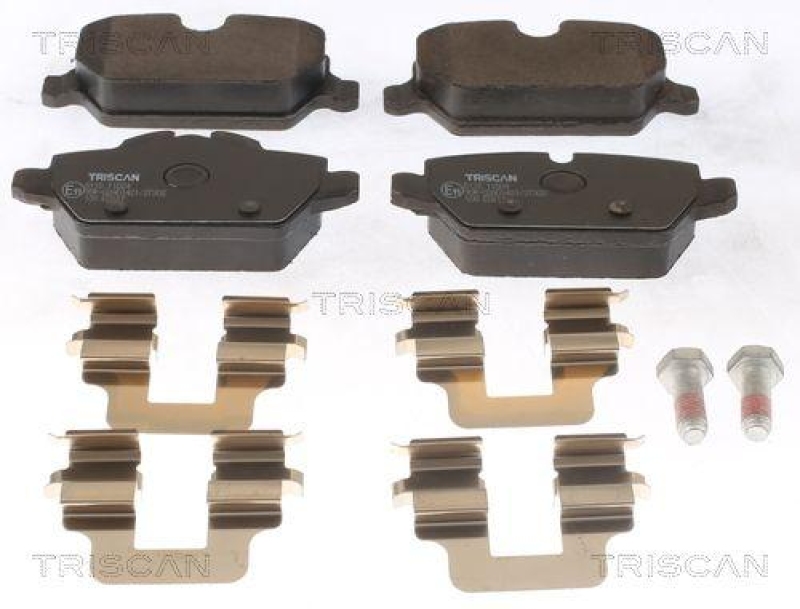 TRISCAN 8110 11024 Bremsbelag Hinten für Bmw 1-Serie (E87)