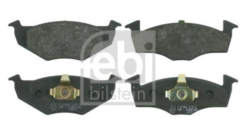 FEBI BILSTEIN 16006 Bremsbelagsatz für VW-Audi