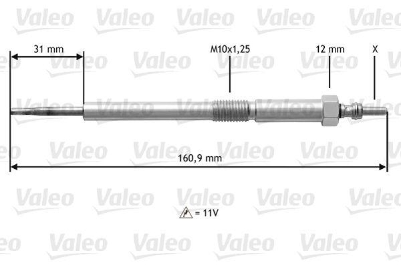 VALEO 345217 Glühkerze HONDA Accord 8/9,CIVIC 8