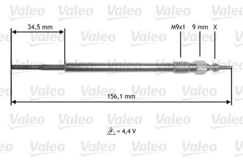 VALEO 345218 Glühkerze INSIGNIA CDTI 2.0LOP