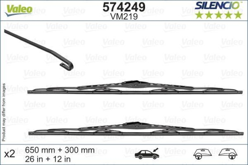 VALEO 574249 Silencio Performance (x2) VM219