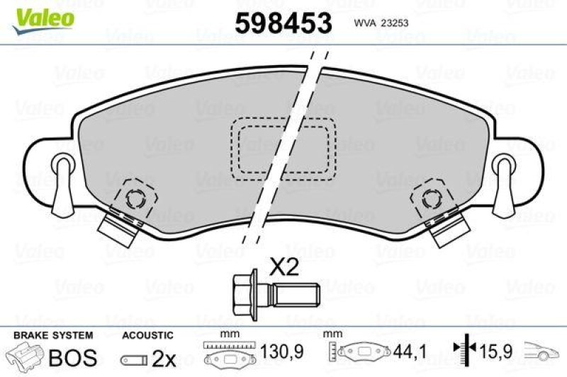 VALEO 598453 SBB-Satz PREMIUM