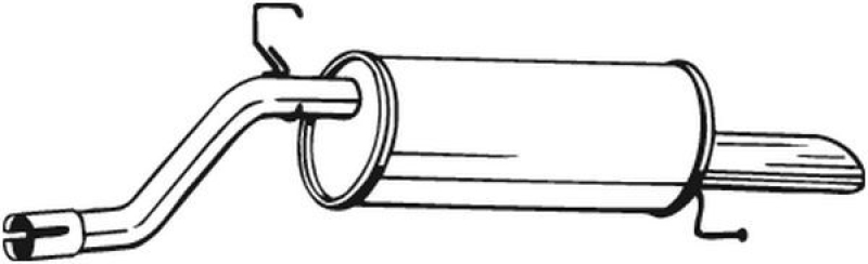 BOSAL 185-689 Endschalldämpfer