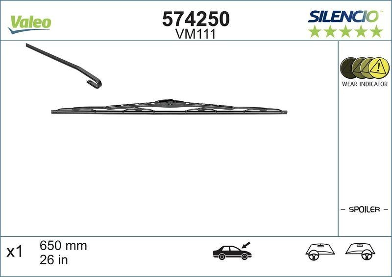 VALEO 574250 Silencio Performance (x1) VM111