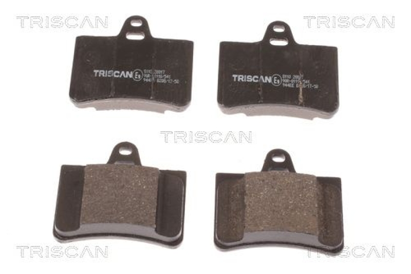 TRISCAN 8110 28017 Bremsbelag Hinten für Citroen C5