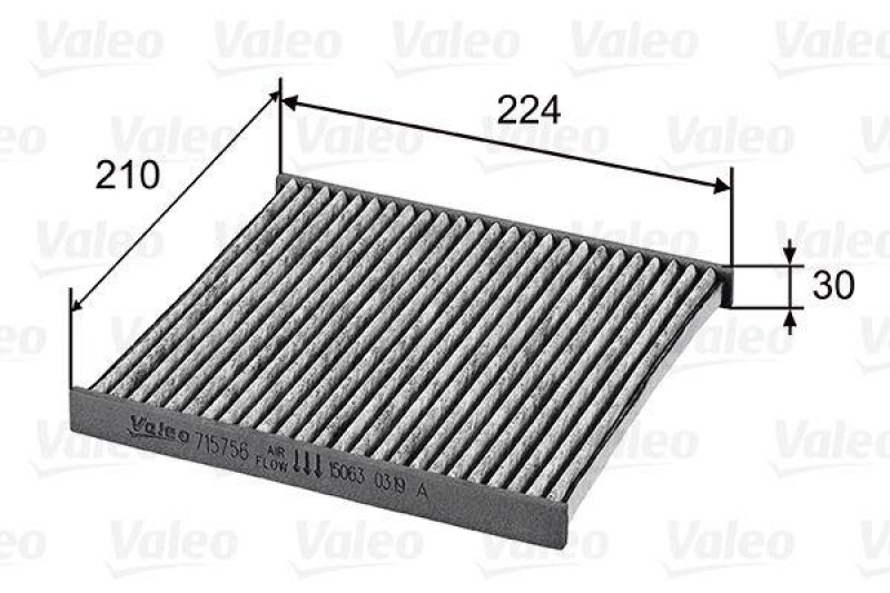 VALEO 715756 Innenraumluftfilter