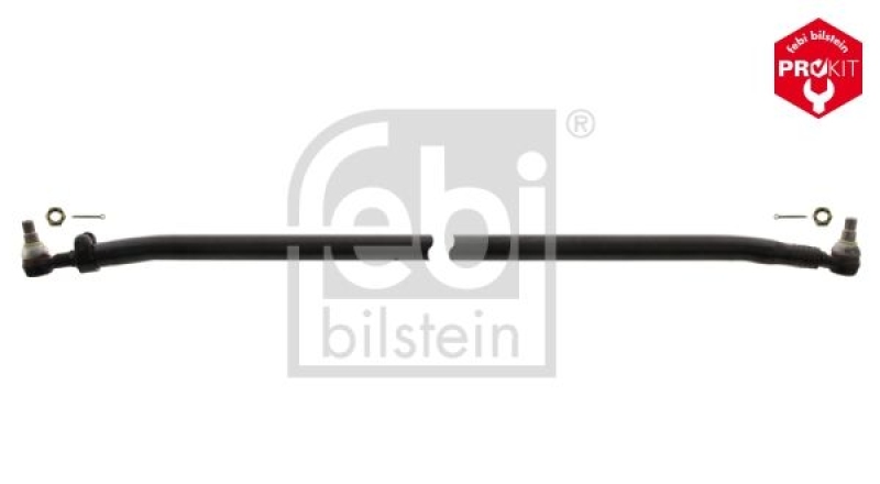 FEBI BILSTEIN 28456 Spurstange mit Kronenmuttern und Splinten für DAF