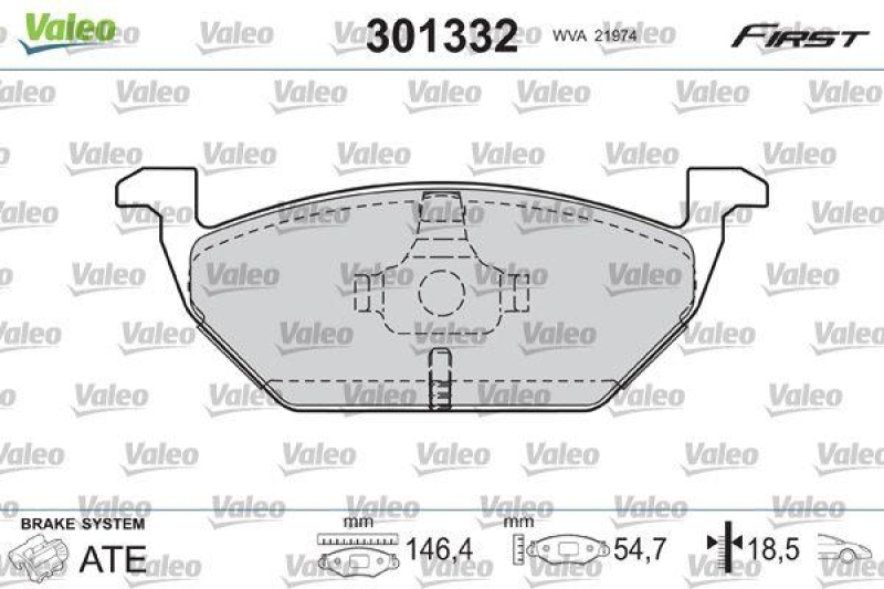 VALEO 301332 SBB-Satz FIRST