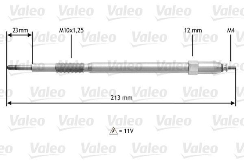 VALEO 345221 Glühkerze PATROL II GR (Y61) x 4 boug