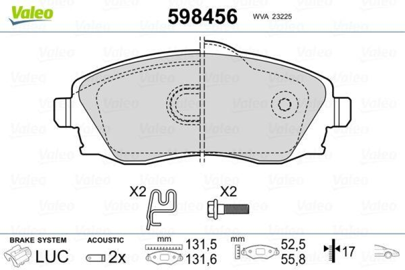 VALEO 598456 SBB-Satz PREMIUM