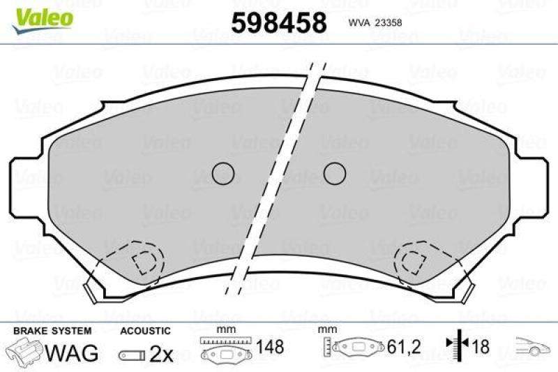 VALEO 598458 SBB-Satz PREMIUM