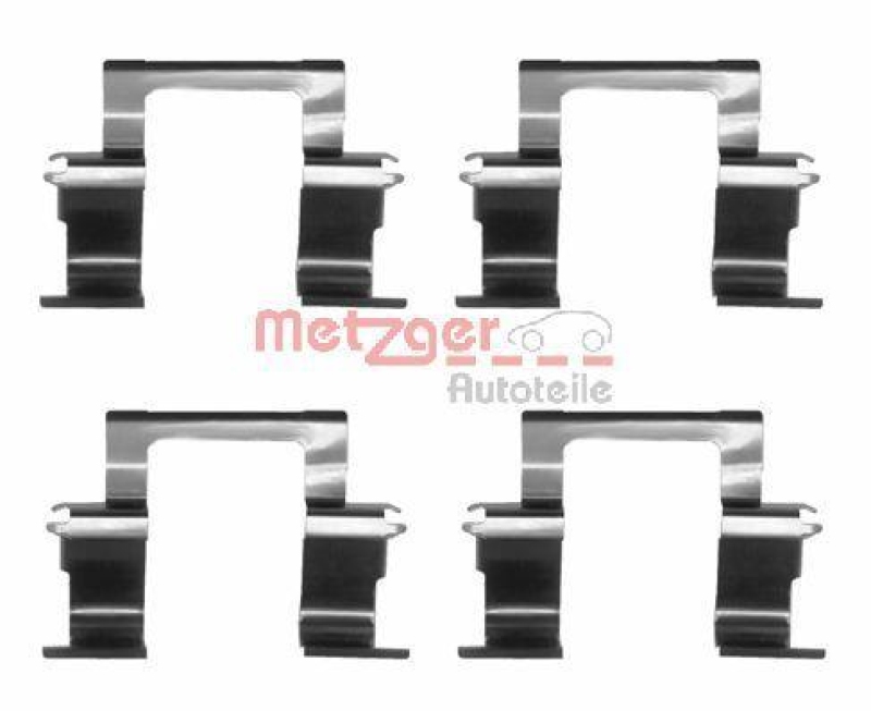 METZGER 109-1274 Zubehörsatz, Scheibenbremsbelag für OPEL