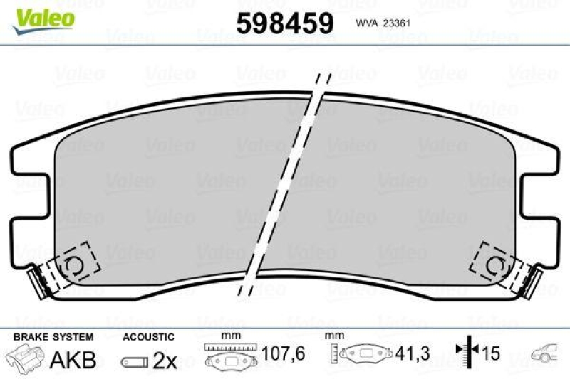 VALEO 598459 SBB-Satz PREMIUM