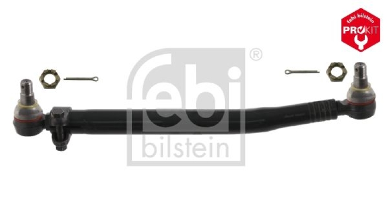 FEBI BILSTEIN 35441 Lenkstange mit Kronenmuttern und Splinten für Iveco