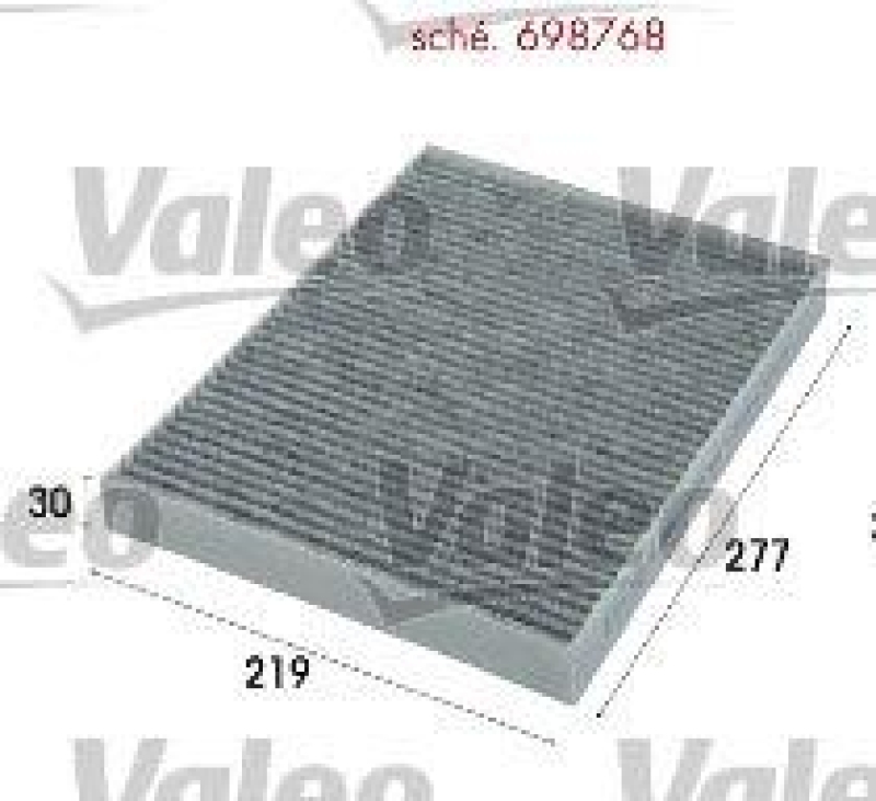 VALEO 698768 Innenraumluftfilter