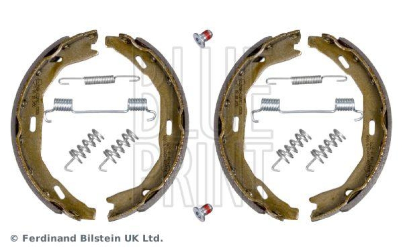 BLUE PRINT ADBP410046 Bremsbackensatz für Feststellbremse, mit Anbaumaterial für Mercedes-Benz PKW