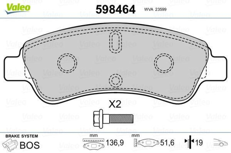 VALEO 598464 SBB-Satz PREMIUM