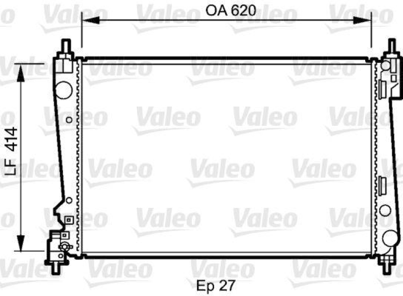 VALEO 735041 Motorkühler OPEL CORSA D 1.3 CDTI 75