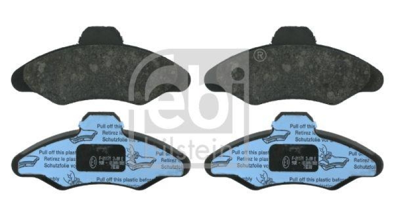 FEBI BILSTEIN 16038 Bremsbelagsatz für Ford