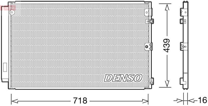 DENSO DCN51011 Kondensator A/C LEXUS LS (UCF30) 430 (2000 - 2006)