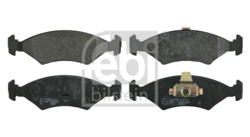 FEBI BILSTEIN 16040 Bremsbelagsatz für Ford