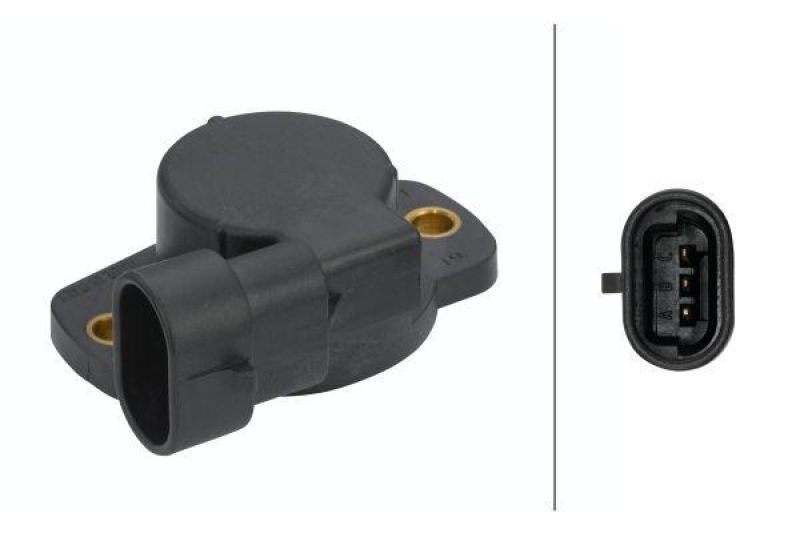 HELLA 6PX 008 476-461 Sensor, Drosselklappenstellung für RENAULT/LANCIA/VOLVO/...