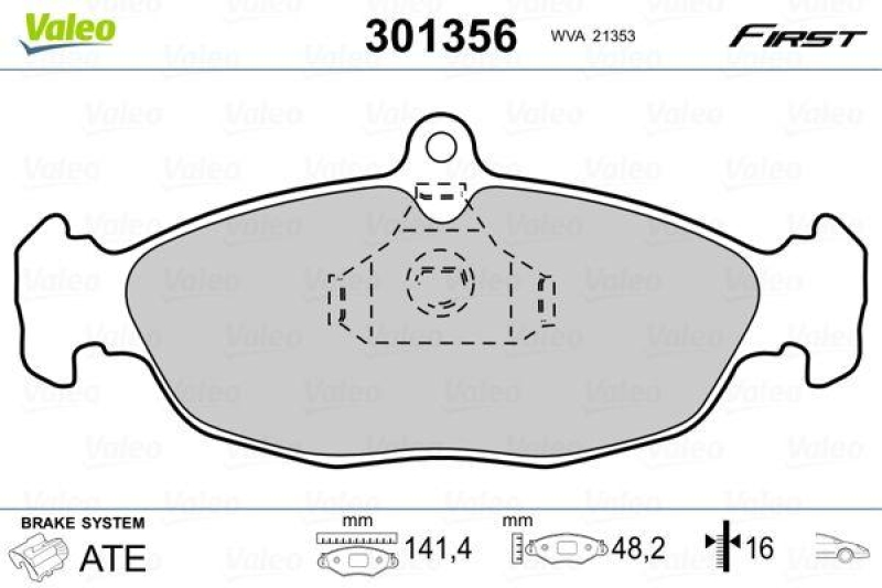 VALEO 301356 SBB-Satz FIRST