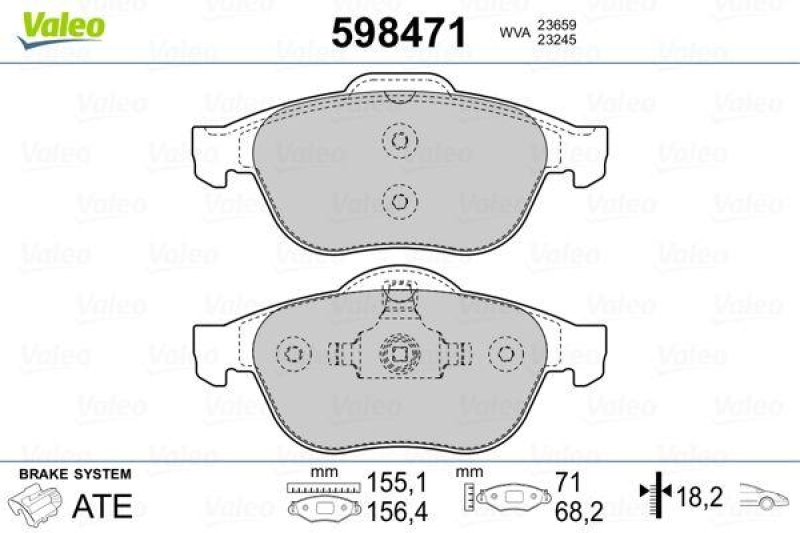 VALEO 598471 SBB-Satz PREMIUM