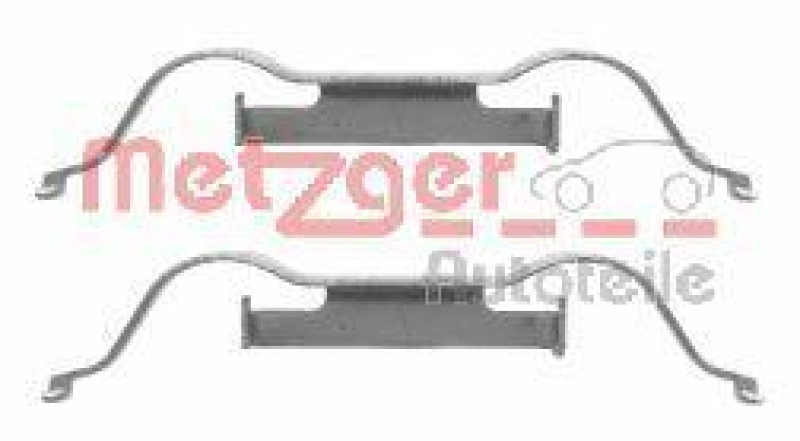 METZGER 109-1288 Zubehörsatz, Scheibenbremsbelag für FORD/SEAT/VW