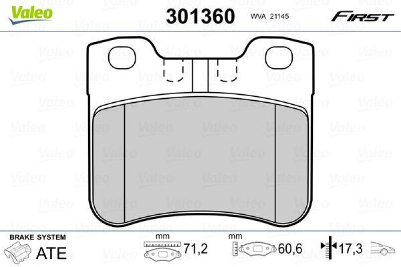 VALEO 301360 SBB-Satz FIRST