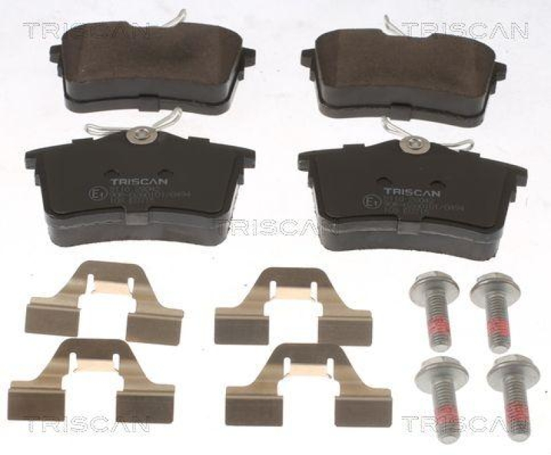 TRISCAN 8110 28042 Bremsbelag Hinten für Citroen, Peugeot