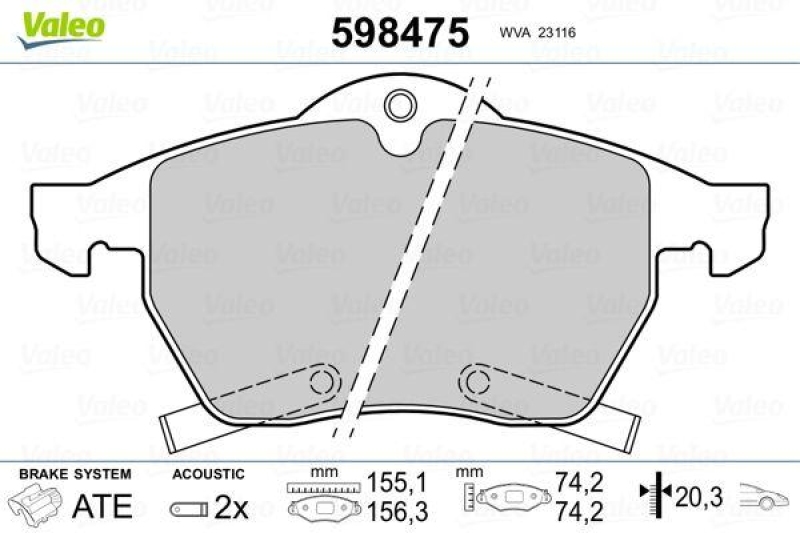 VALEO 598475 SBB-Satz PREMIUM