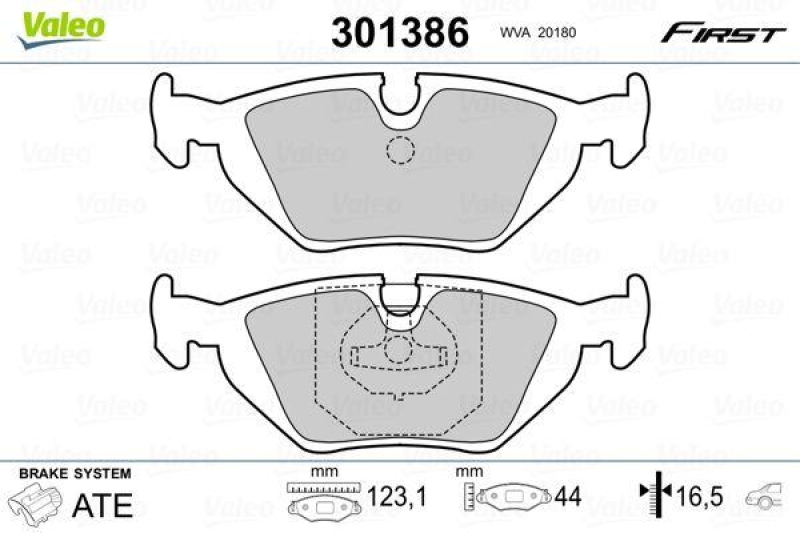 VALEO 301386 SBB-Satz FIRST