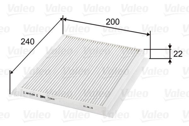 VALEO 715816 Innenraumluftfilter