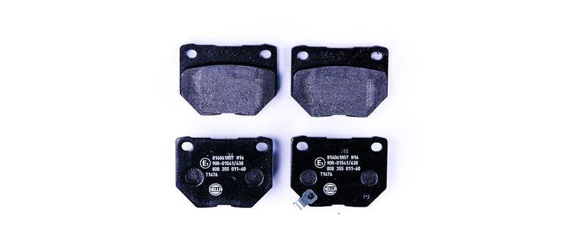 HELLA 8DB 355 011-601 Bremsbelagsatz, Scheibenbremsbelag für SUBARU