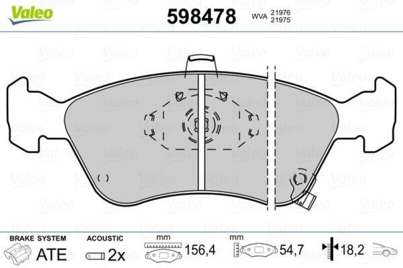 VALEO 598478 SBB-Satz PREMIUM