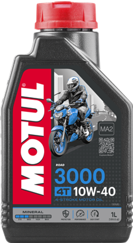 MOTUL 107672 Motoröl 3000 4T 10W-40 1 L