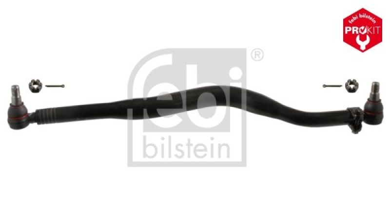 FEBI BILSTEIN 39718 Lenkstange mit Kronenmuttern und Splinten für Volvo