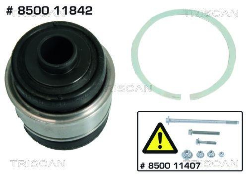 TRISCAN 8500 11842 Gummimetallager Radnabe für Bmw